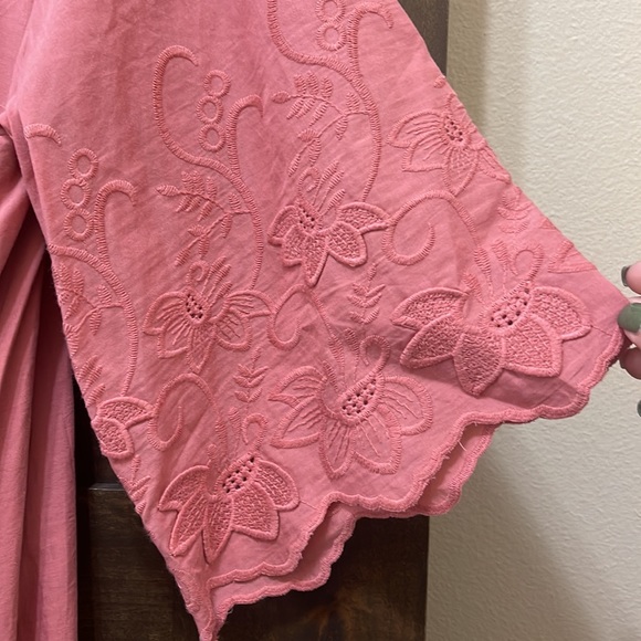 NWT Maternity Embroidered Swing Dress - Picture 7 of 7